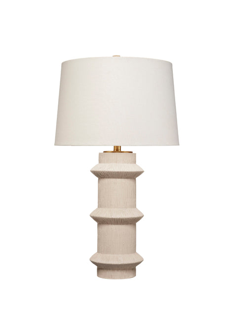 Trousdale Modern Handcrafted Column Drum Table Lamp