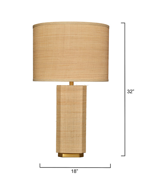 Utopia Coastal Column Table Lamp