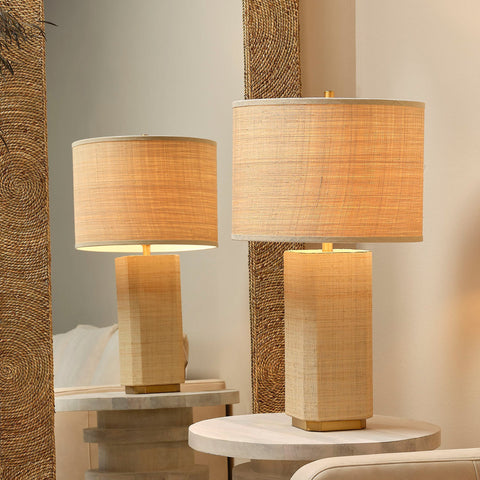 Utopia Coastal Column Table Lamp