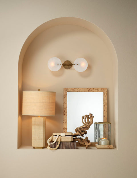 Utopia Coastal Column Table Lamp