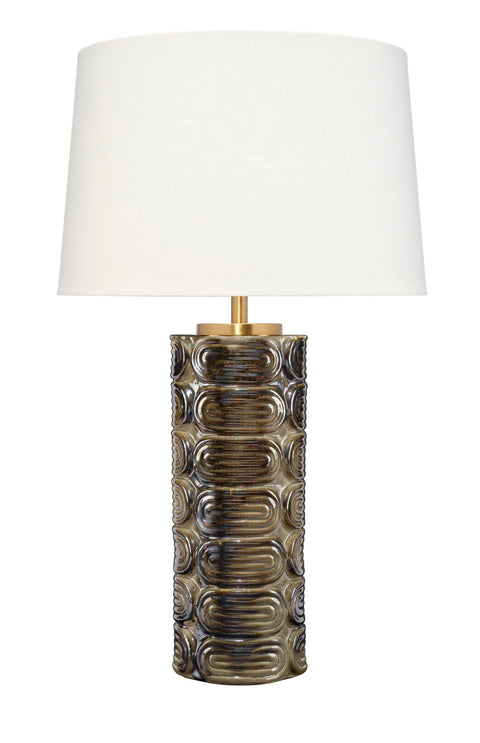 Wright Column Embossed Table Lamp for Modern Spaces