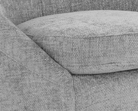 Timeless Minimalist Contemporary Barrel Lounge Chair