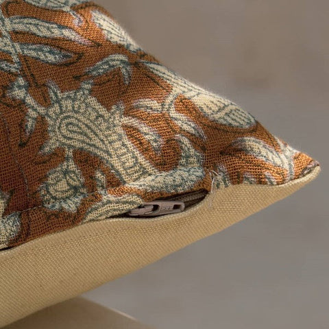 Powered by People Artful Traditionalist Bohemian Handcrafted Pillow Cover - 20 x 20