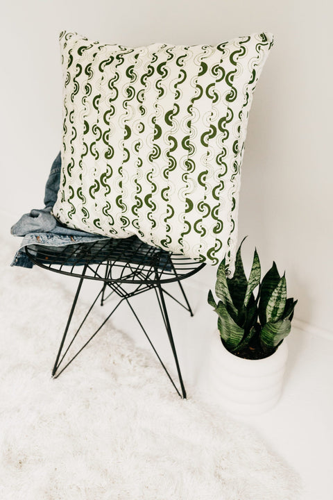 Contemporary Graphic Accent Pillow