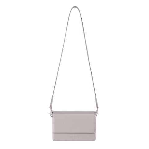 Casual Embossed Stripe Crossbody with Magnetic Flap