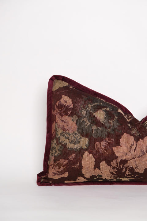 Powered by People Artful Traditionalist Vintage Textured Lumbar Pillow - 12 x 20