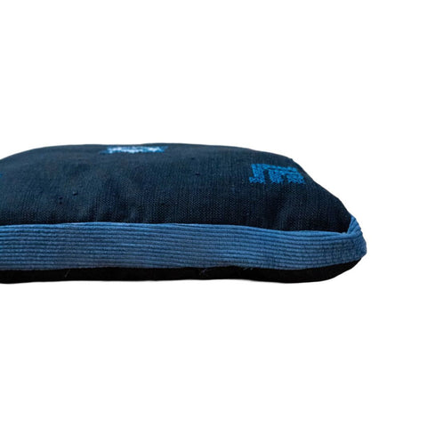 Powered by People Artful Traditionalist Handcrafted Bohemian Embroidery Pillow Cover - 18 x 18