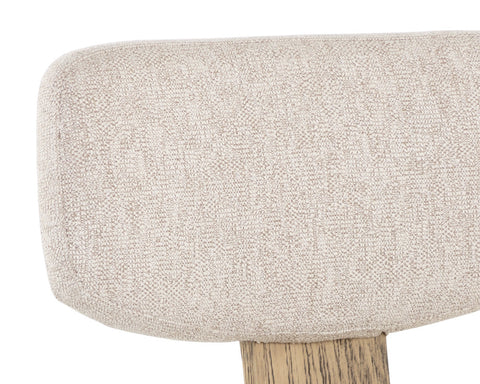 Timeless Minimalist Parsons Dining Side Chair in Weathered Oak