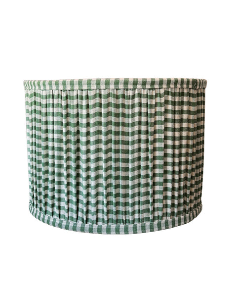 Decorating Essentials Farmhouse Gingham Cylinder Decorative Vessel