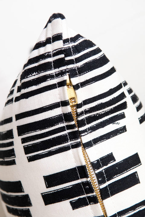 Powered by People Monochromatic Modern Graphic Accent Pillow with Zipper - 20 x 20