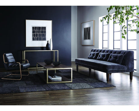 Sunpan Split Personality Modern Abstract Print Square Wall Art - Set of 2