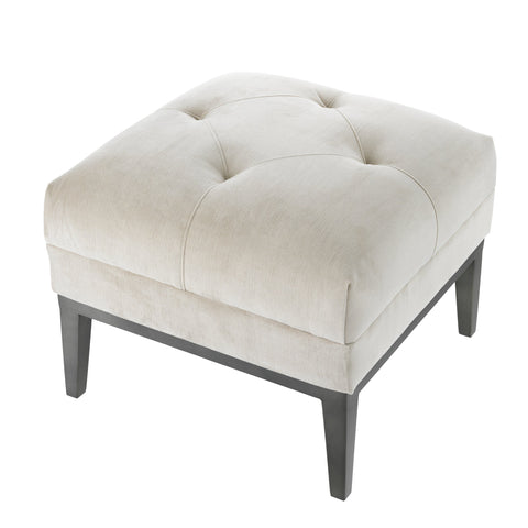 Timeless Minimalist Chesterfield Tufted Pouf Ottoman
