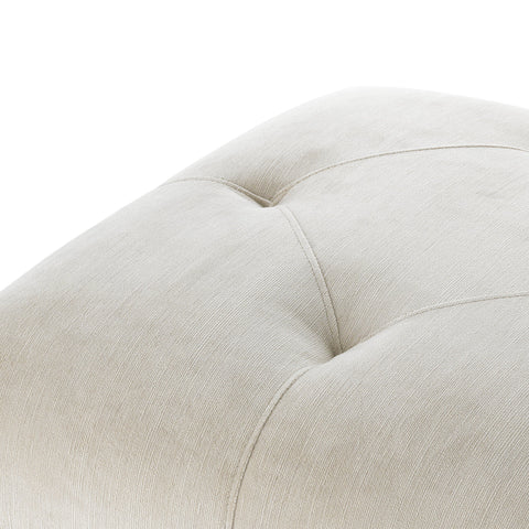 Timeless Minimalist Chesterfield Tufted Pouf Ottoman