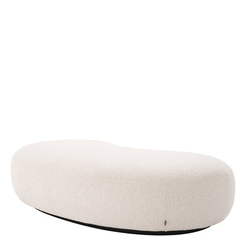 Timeless Minimalist Upholstered Lounge Bench with Plinth Base