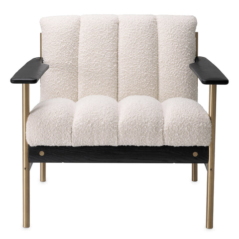 Modern Upholstered Boucle Accent Chair