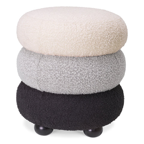 Timeless Minimalist Modern Ball Design Accent Stool
