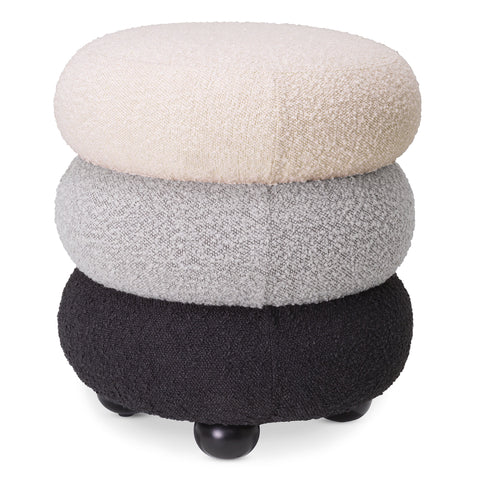 Timeless Minimalist Modern Ball Design Accent Stool