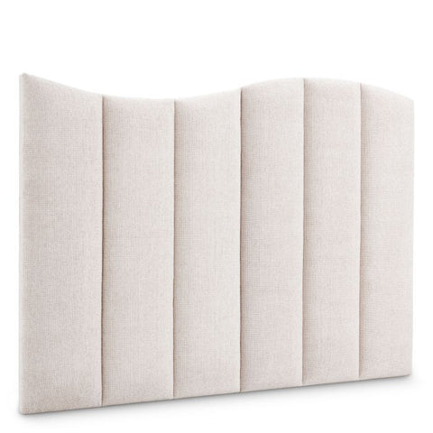 Contemporary Chanton Arch Headboard with Buttonless Tufting - Queen