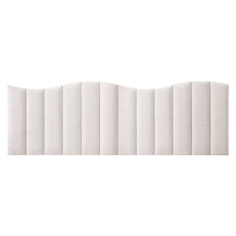 Contemporary Chanton Arch Headboard with Buttonless Tufting - Queen