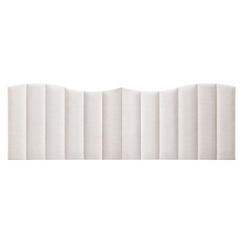 Contemporary Chanton Arch Headboard with Buttonless Tufting - Queen