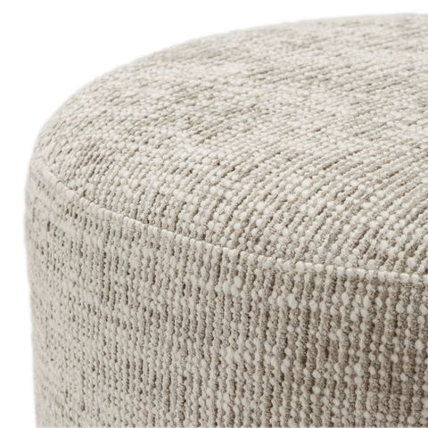 Space Saving Modern Heathered Upholstered Accent Stool