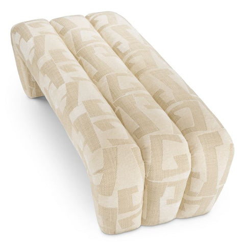 Timeless Minimalist Lounge Bench with Plinth Base in Contemporary Style