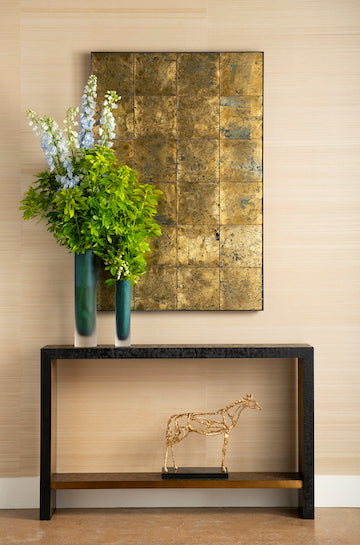 Decorating Essentials Abstract Gold Leaf Contemporary Sculpture