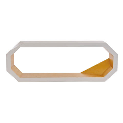 Global Views Timeless Minimalist Hexagonal Entryway Console