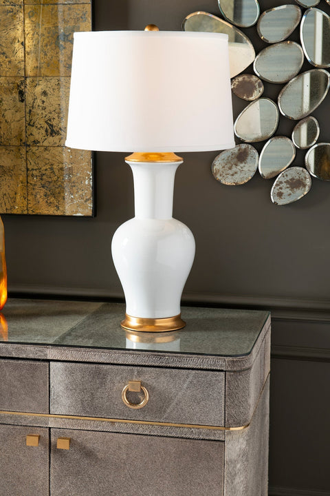 Acacia Column Table Lamp Modern Accent for Elegant Spaces