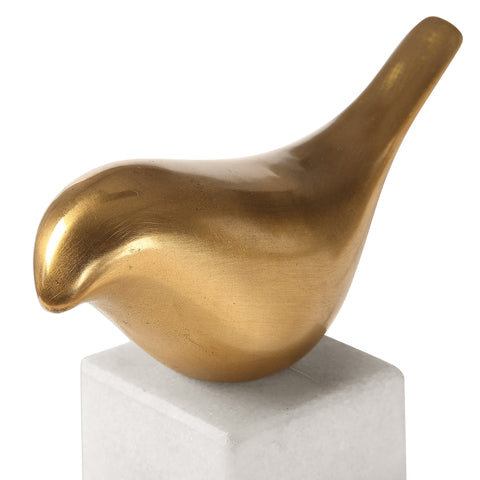 Decorating Essentials Modern Asymmetrical Brass Sculpture