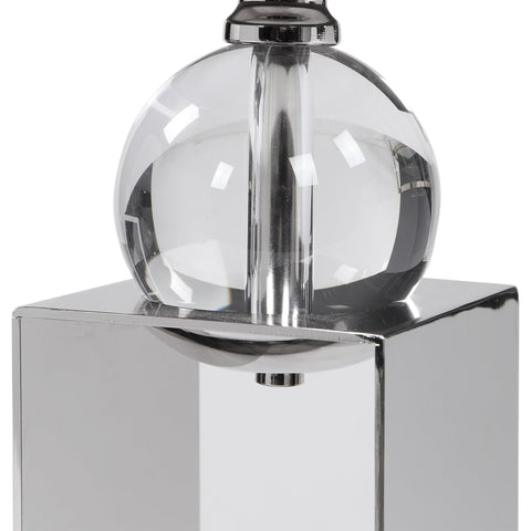 Uttermost Contemporary Crystal Candle Stand for Pillars - Set of 2