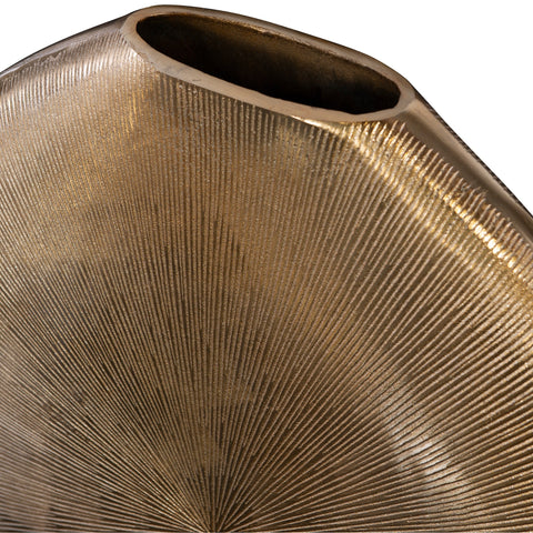 Decorating Essentials Contemporary Asymmetrical Embossed Table Vase