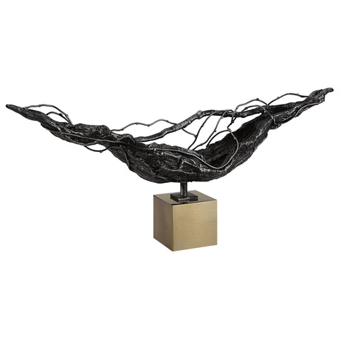 Decorating Essentials Modern Abstract Iron Sculpture