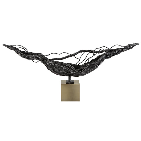 Decorating Essentials Modern Abstract Iron Sculpture