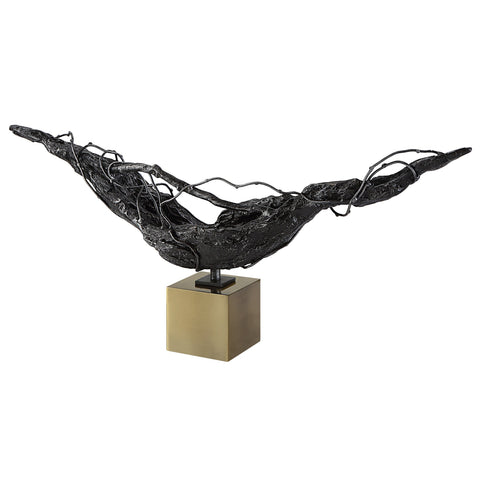 Decorating Essentials Modern Abstract Iron Sculpture