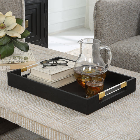 Modern Lightweight Lipped Solid Serving Tray