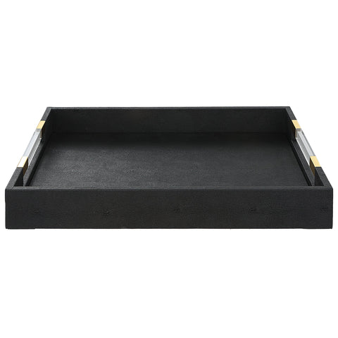 Modern Lightweight Lipped Solid Serving Tray