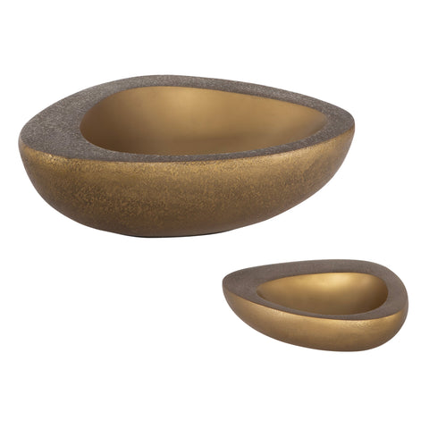 Decorating Essentials Organic Asymmetrical Decorative Bowl Set