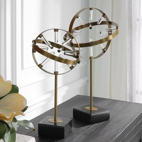 Decorating Essentials Abstract Contemporary Sphere Sculpture