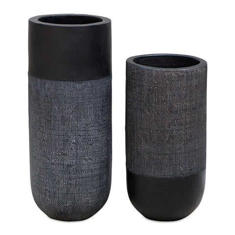 Decorating Essentials Geometric Cylinder Table Vase Contemporary