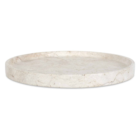 Organic Abstract Travertine Serving Tray