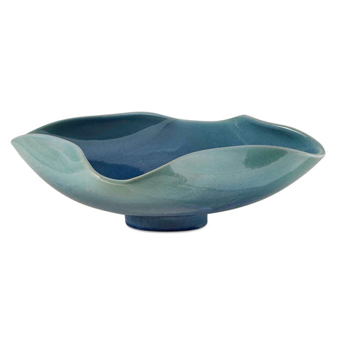 Outdoor Living and Garden Ombre Asymmetrical Bowl Vase