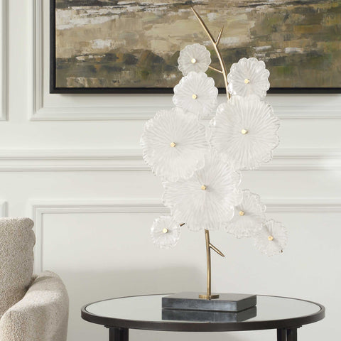 Decorating Essentials Contemporary Petal Floral Sculpture