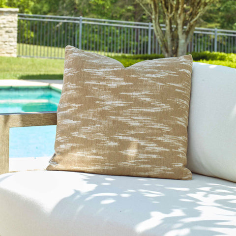 Contemporary Abstract Square Cushion for Outdoor Living Throw Pillow