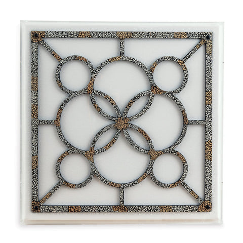 Layered Circles Artwork Modern Shadow Box Wall Sculpture