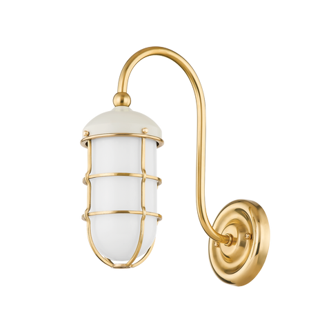 Holkham Lantern Coastal Accent Sconce Wall Light