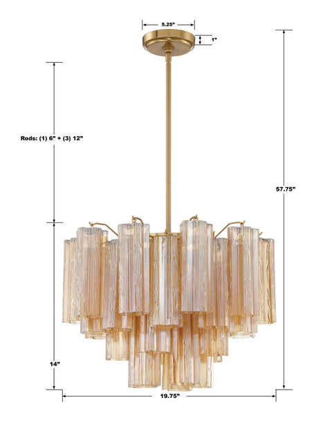 Addis Designer Collaboration Tiered Chandelier Ceiling Light