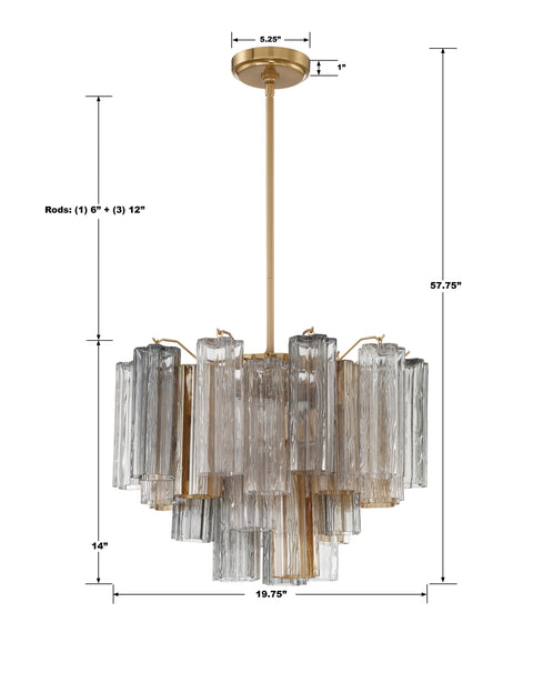 Addis Designer Collaboration Tiered Chandelier Ceiling Light
