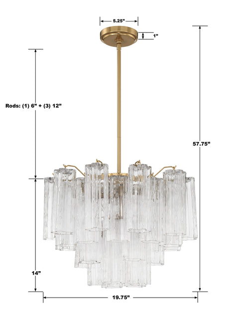 Addis Designer Collaboration Tiered Chandelier Ceiling Light