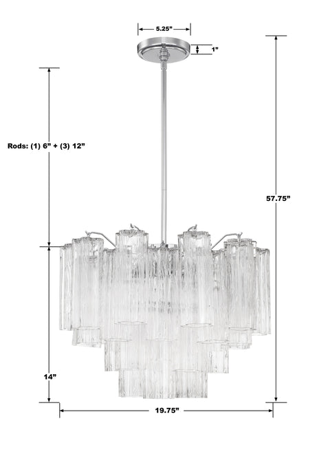 Addis Designer Collaboration Tiered Chandelier Ceiling Light